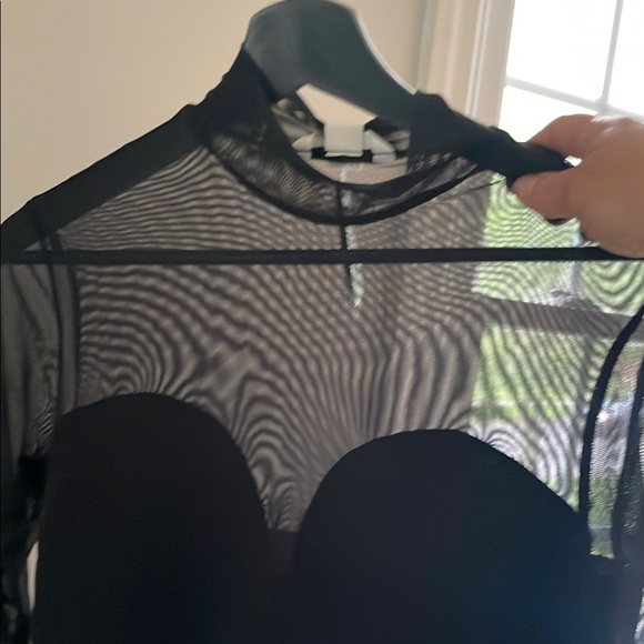 H&M Black Bodycon Long Sleeve‎ Dress | New | Size M | New - Picture 2 of 4